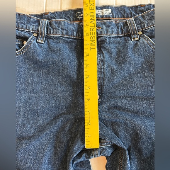 Carhartt Mens Relaxed Fit Straight Flannel-Lined Mid Rise 5-Pocket Jeans 38 x 30 - Picture 8 of 14